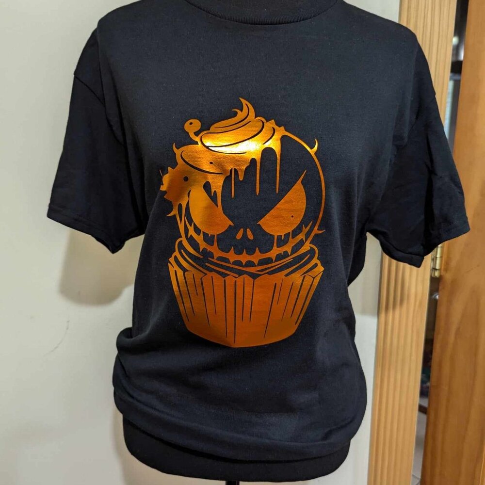 Custom "Skellington Cupcake" Graphic Tee